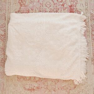 1960s Chenile Bedspread Handmade